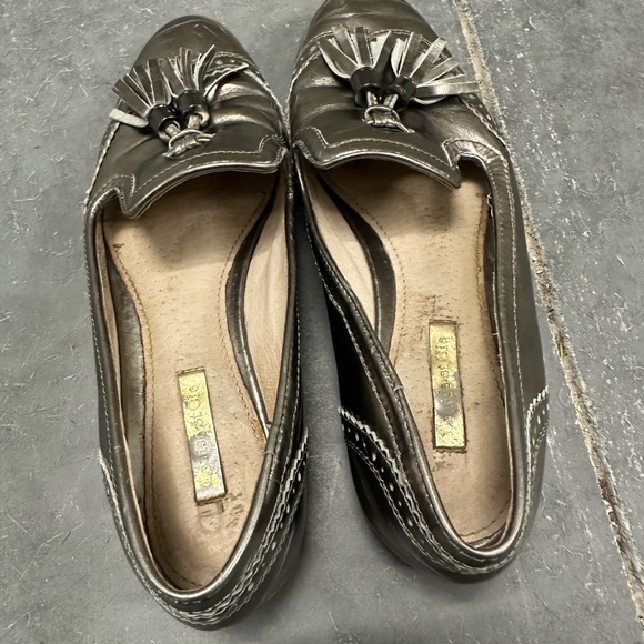 Louise et Cie Silver Tassel Loafers - Picture 4 of 8